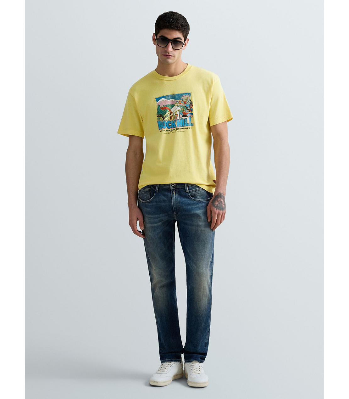 ヘビーコットンジャージーROCK HILL Tシャツ 詳細画像 レモンイエロー 2